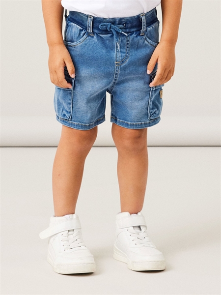 Billede af NAME IT Denim Shorts Ben Medium Blue